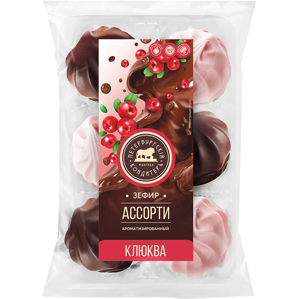 Marshmallow Zefir - Cranberry Assorted 350g
