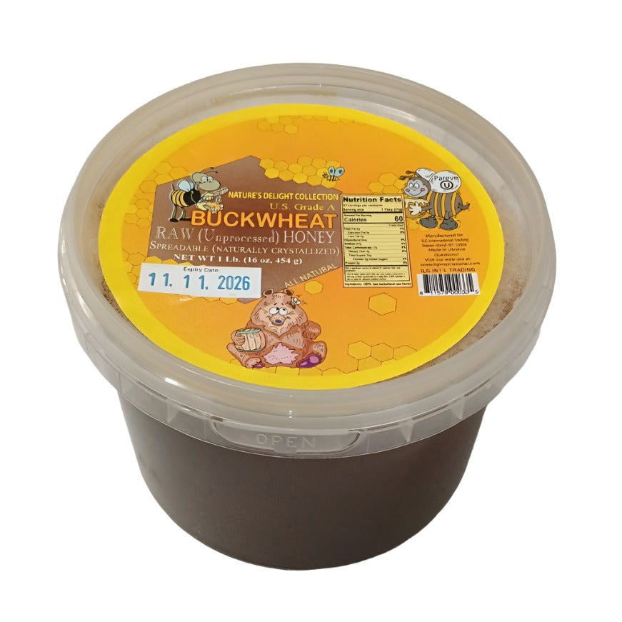 BUCKWHEAT Raw Honey 1lb