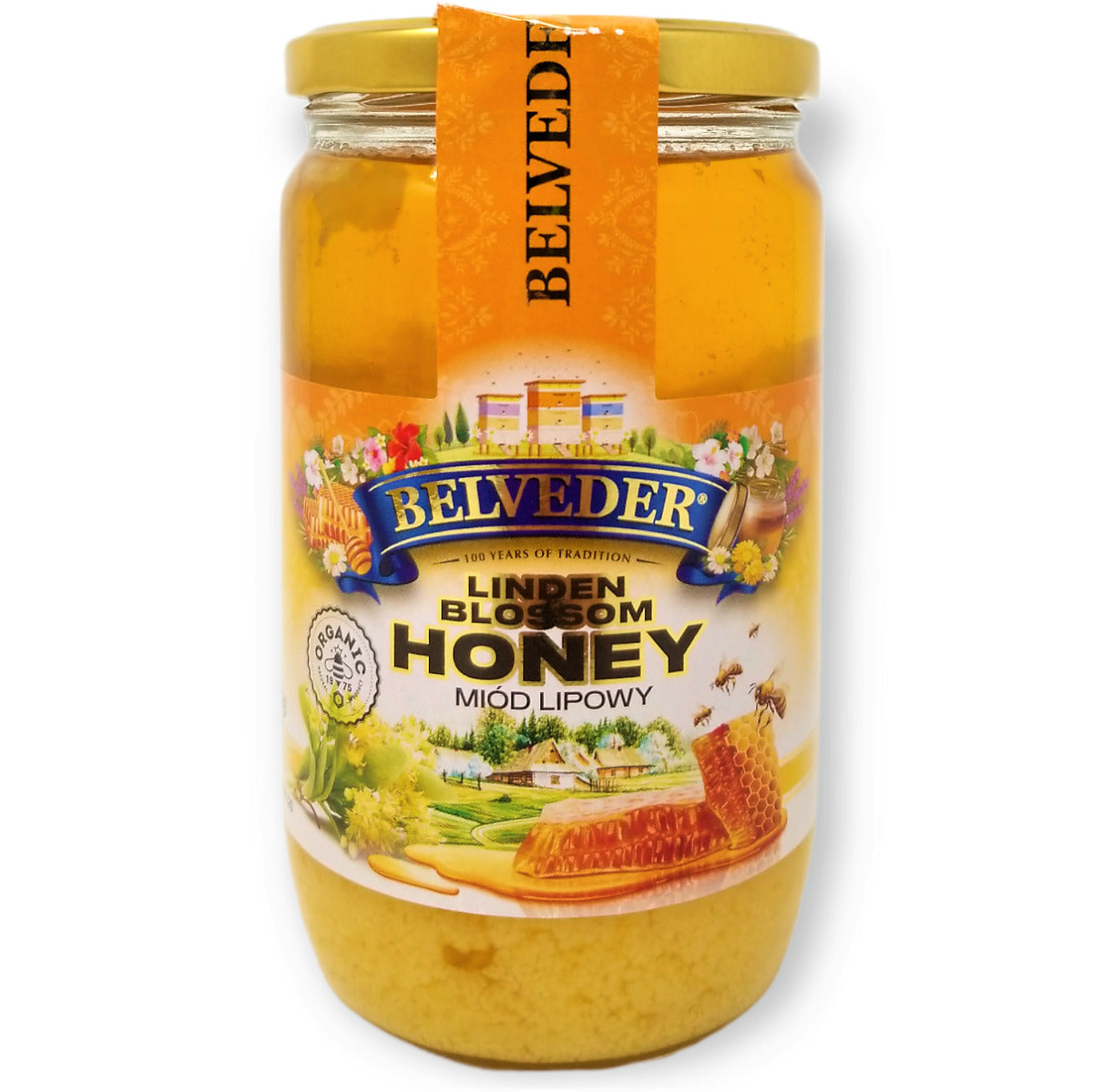 Belveder - Organic Linden Blossom Honey - 32oz / 900g