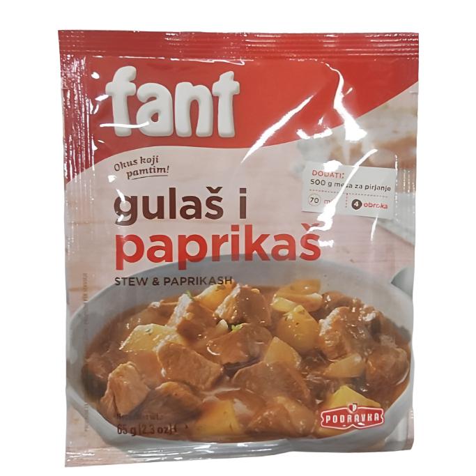 "Fant" Gulash & Paprikash 65g