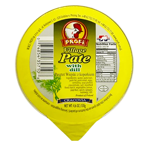"Profi" Pork Pate with Dill 130g