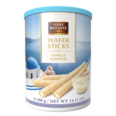 FEINY BISCUIT Wafer Rolls with Vanilla 400g