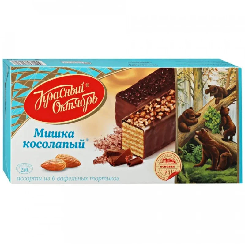 "Krassnyi Oktyabr" Wafers Mishka 300g