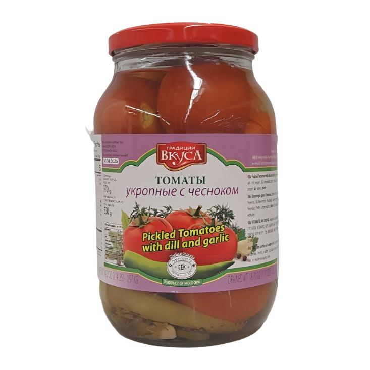 "Traditsii Vkusa" Flavors Tomatoes with Garlic & Dill 0.97L