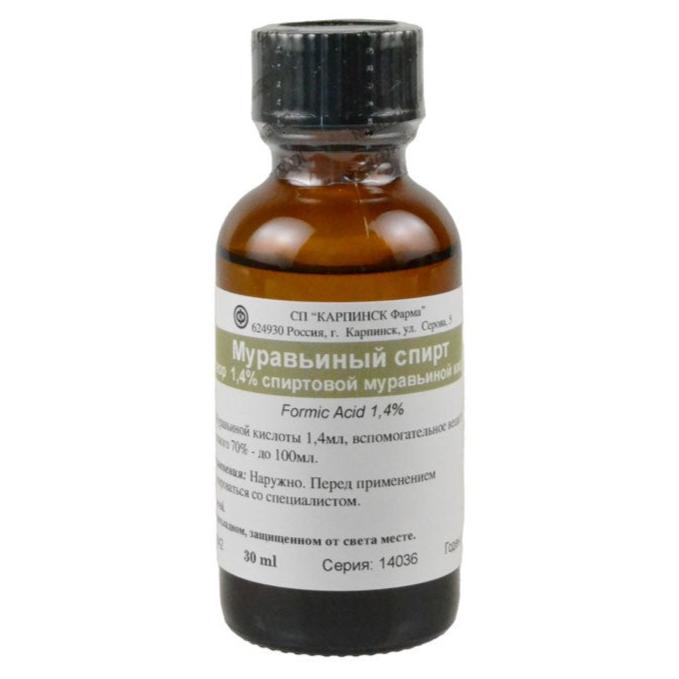 "Karpinsk Pharma" Formic Alcohol 30ml