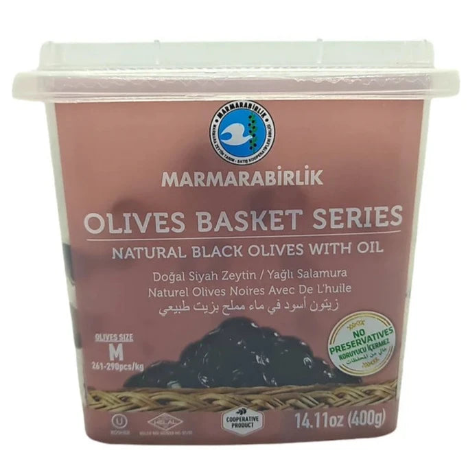"MarmaraBirlik" Geml Black Olives 400g