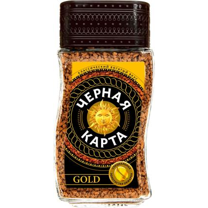 "Brasilia" Instant Coffee Gold by Chernaya Karta 190g