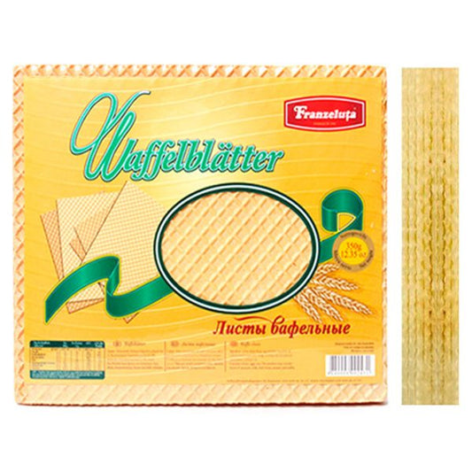 "Franzeluta" Waffelblatter Square Waffle Sheets 350g
