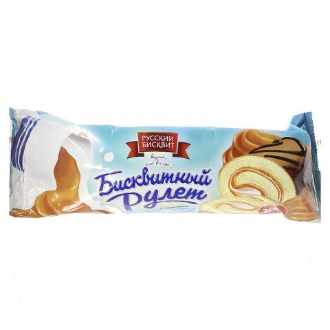 "Russkii Biskvit" Sponge Cake with Cond Milk 300g