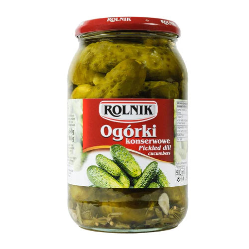 "Rolnik" Picked Dill Cucumbers 850g