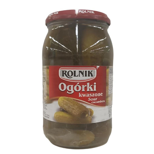 "Rolnik" Sour Cucumbers 900ml