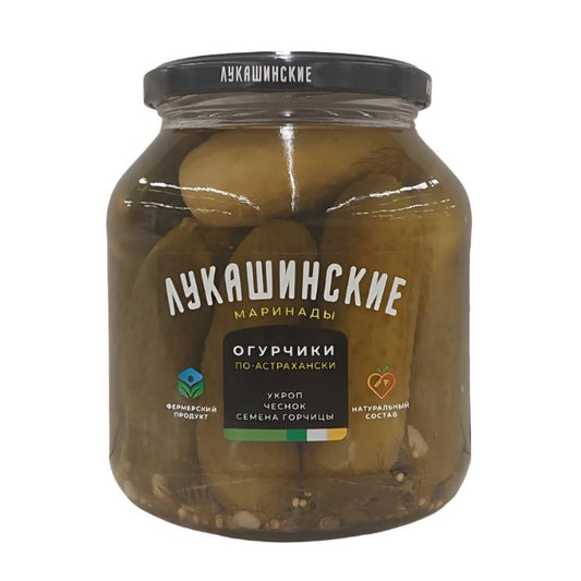 "Lukashinsky" Hot Pickles in Brine 670g