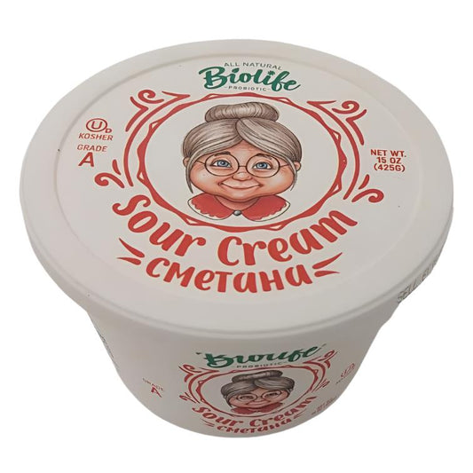 "Biolife" BABULINA Sour Cream 425g