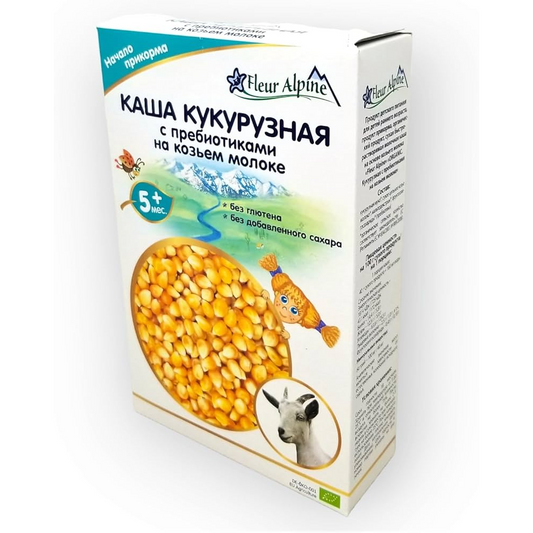 "Fleur Alpine" Corn Cereal/Groat Milk 200g
