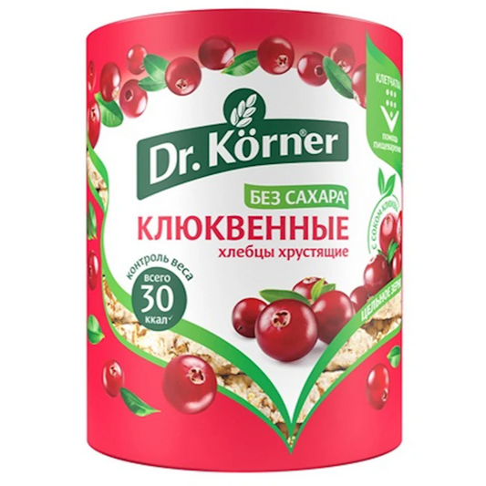"Dr. Korner" Rice Cakes with Cranberry 90g
