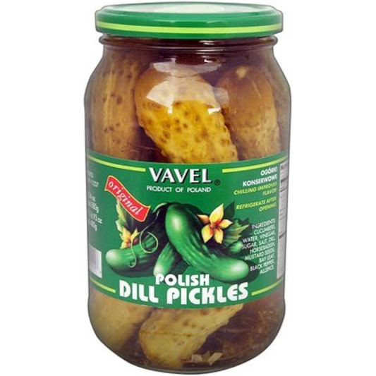 "VAVEL" Polish Dill Pickles 880g