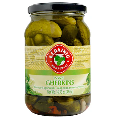 "Kedainu" Pickled Gherkins 480g
